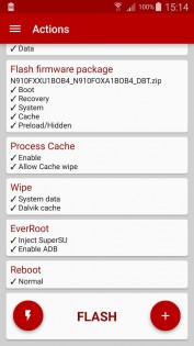 FlashFire 0.73. Скриншот 2