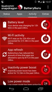 Snapdragon™ BatteryGuru 3.0. Скриншот 4