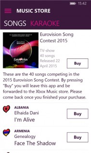 Eurovision Song Contest. Скриншот 3