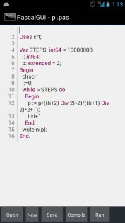 PascalGUI 4.05_arm. Скриншот 1