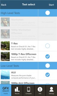 GFXBench DX Benchmark. Скриншот 1