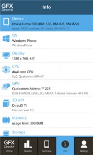 GFXBench DX Benchmark. Скриншот 3