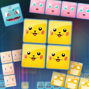 Pikablocks: Pikachu block game. Скриншот 2