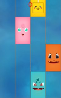 Piano tap Pikachu: ocean tiles. Скриншот 3
