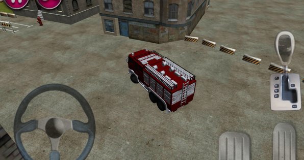 Firetruck Parking 3D 1.9. Скриншот 5
