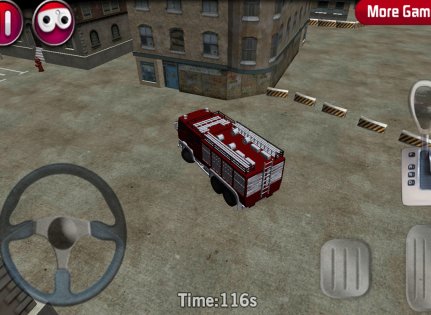 Firetruck Parking 3D 1.9. Скриншот 8