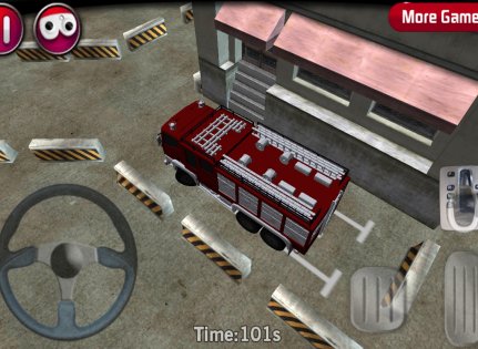 Firetruck Parking 3D 1.9. Скриншот 9