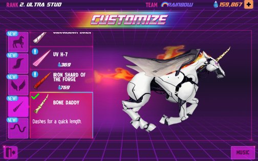 Robot Unicorn Attack 2 1.8.9. Скриншот 6