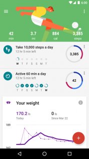 Google Fit 2024.08.02.00. Скриншот 3