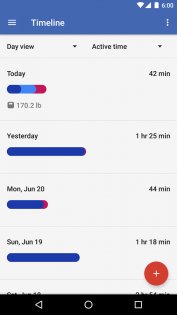 Google Fit 2024.08.02.00. Скриншот 6