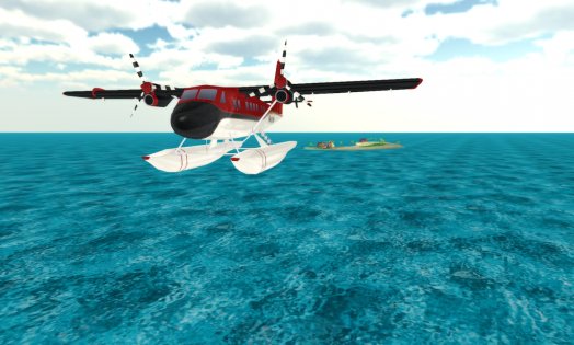 Sea Plane: Flight Simulator 3D 1.20. Скриншот 3