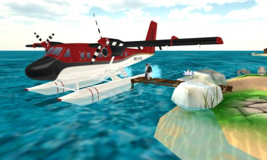 Sea Plane: Flight Simulator 3D 1.20. Скриншот 6