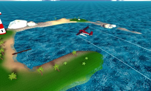 Sea Plane: Flight Simulator 3D 1.20. Скриншот 7
