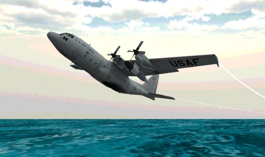 Fly Transport Airplane 3D 1.15. Скриншот 2