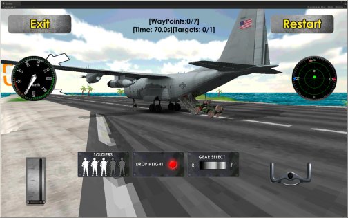 Fly Transport Airplane 3D 1.15. Скриншот 3