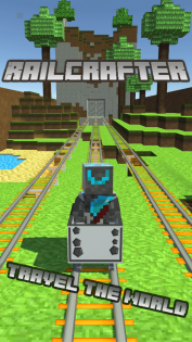 RailCrafter: Block Run 1.1. Скриншот 1