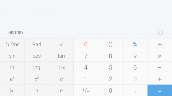 Samsung Калькулятор 12.5.00.17. Скриншот 3