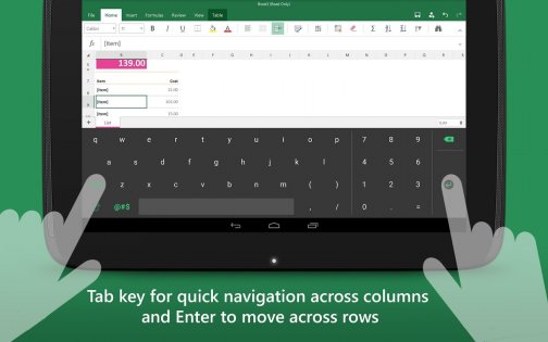 Microsoft Keyboard for Excel 3.0. Скриншот 11