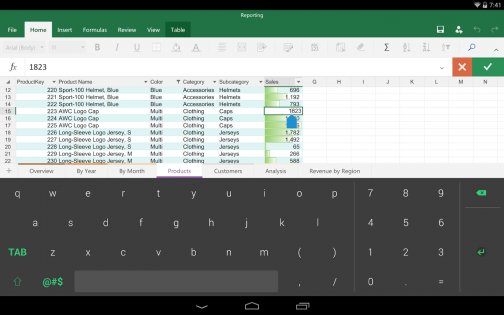 Microsoft Keyboard for Excel 3.0. Скриншот 12