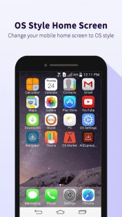 OS10 Launcher for Phone 7 4.0.0.1. Скриншот 1