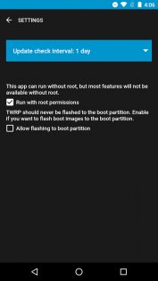 Official TWRP App 1.22. Скриншот 3