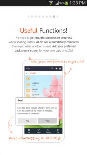 ALZip File Manager 1.5.1.1. Скриншот 7