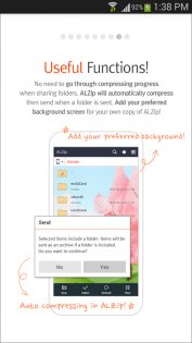 ALZip File Manager 1.7.0.1. Скриншот 7
