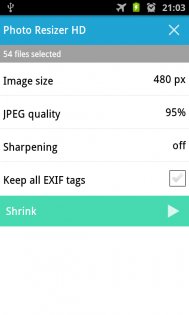 Photo Resizer HD 1.3.7. Скриншот 4