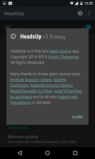 HeadsUp 3.1. Скриншот 3