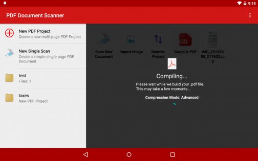 PDF Document Scanner 3.4.0. Скриншот 11