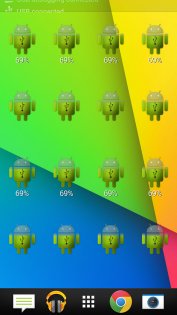 Android Battery Widget 2.0. Скриншот 2