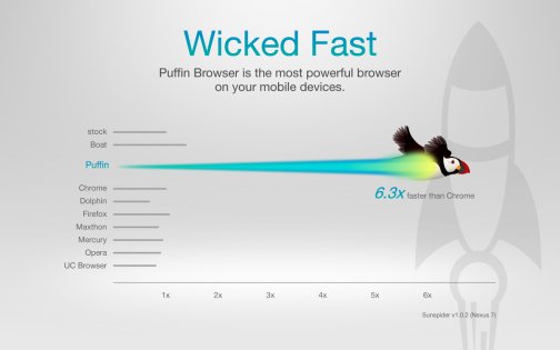 Puffin Web Browser 10.4.1.51678. Скриншот 10