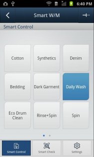 Samsung Smart Washer 2.1.45. Скриншот 2