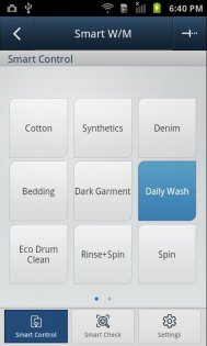 Samsung Smart Washer 2.1.46. Скриншот 2