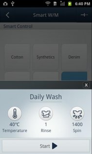 Samsung Smart Washer 2.1.46. Скриншот 3