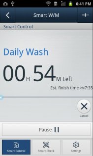 Samsung Smart Washer 2.1.45. Скриншот 4