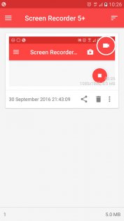 Screen Recorder 5+ 11.2. Скриншот 3