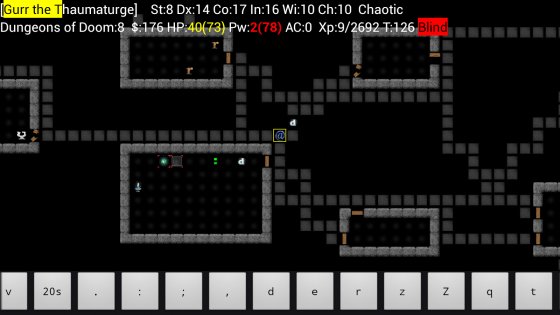 UnNetHack 5.1.0-6. Скриншот 1