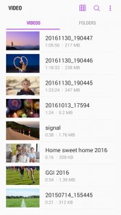 Samsung Video Library 1.4.22.7. Скриншот 2