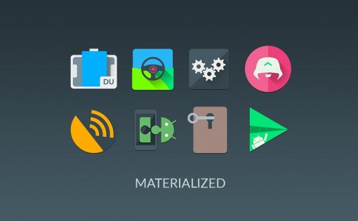 MATERIALISTIK ICON PACK 7.6. Скриншот 8