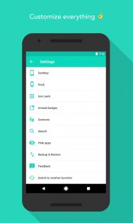 Evie Launcher 2.14.8. Скриншот 4