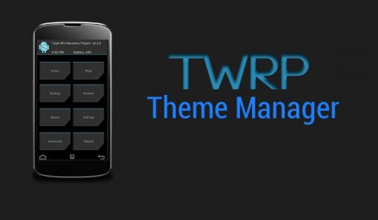 TWRP Theme Manager 2.2. Скриншот 1