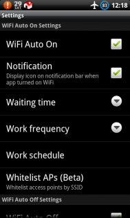 Auto WiFi Toggle 1.6.5. Скриншот 3