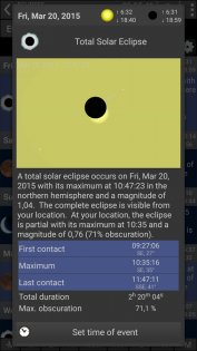 Mobile Observatory Free - Astronomy 3.3.4. Скриншот 7