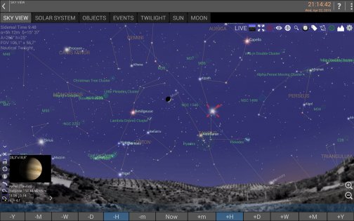 Mobile Observatory Free - Astronomy 3.3.4. Скриншот 9