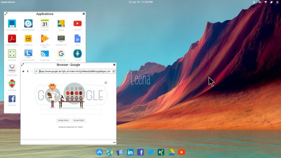 Leena Launcher 0.4.2. Скриншот 2