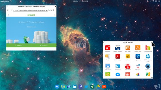 Leena Launcher 0.4.2. Скриншот 4