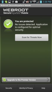 Webroot SecureAnywhere Mobile 5.7.0. Скриншот 2