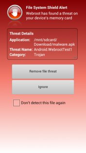 Webroot SecureAnywhere Mobile 5.7.0. Скриншот 6