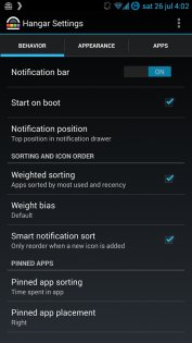 Hangar — Smart app shortcuts 2.7. Скриншот 5